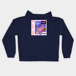 Retro Vaporwave 80s anime aesthetic Kids Hoodie